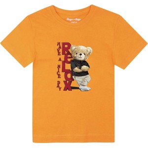 Pomarańczowa koszulka dziecięca Tup Tup dla chłopców