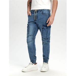 Granatowe jeansy Sinsay w stylu casual