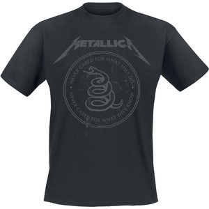 Czarny t-shirt Metallica z bawełny