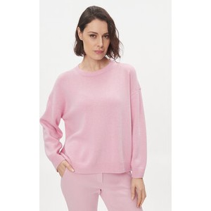 Różowy sweter MaxMara w stylu casual
