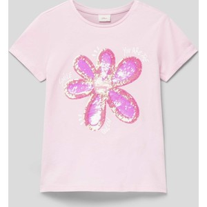 Różowa bluzka dziecięca S.Oliver dla dziewczynek