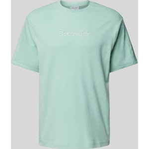 T-shirt Calvin Klein w młodzieżowym stylu z bawełny