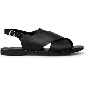 Czarne sandały Remonte w stylu casual
