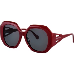 Czerwone okulary damskie Marie Bocquel