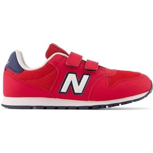 Czerwone buty sportowe dziecięce New Balance na rzepy