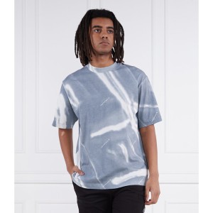 T-shirt Calvin Klein z nadrukiem z krótkim rękawem z bawełny
