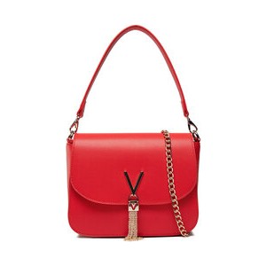 Czerwona torebka Valentino średnia matowa na ramię