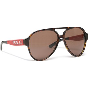 Okulary przeciwsłoneczne Polo Ralph Lauren 0PH4130 Dark Havana/Dark Brown