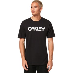 Czarny t-shirt Oakley z krótkim rękawem w młodzieżowym stylu