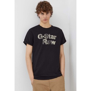 T-shirt G-Star Raw z krótkim rękawem z nadrukiem z bawełny