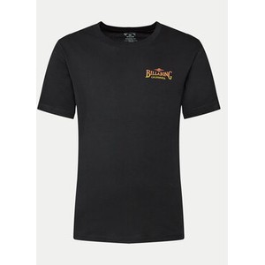 Czarny t-shirt Billabong w stylu casual