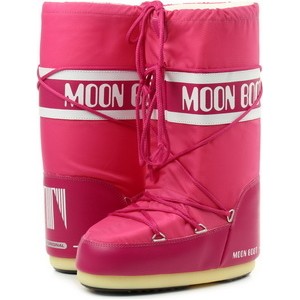 Śniegowce Moon Boot w stylu casual z płaską podeszwą
