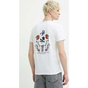 T-shirt Kaotiko w młodzieżowym stylu z bawełny z nadrukiem