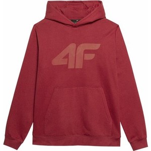 Czerwona bluza 4F w młodzieżowym stylu