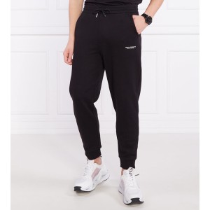 Czarne spodnie sportowe Armani Exchange z dresówki w sportowym stylu