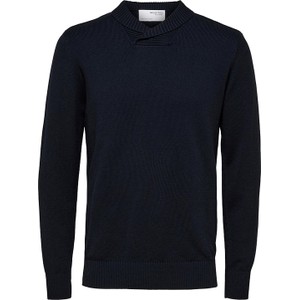 Czarny sweter Selected Homme w stylu casual
