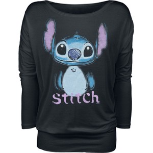 Bluzka Lilo & Stitch z okrągłym dekoltem z długim rękawem
