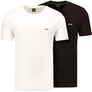 T-shirt Hugo Boss w stylu klasycznym z krótkim rękawem z bawełny