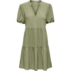 Zielona sukienka JDY z krótkim rękawem