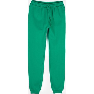 Zielone spodnie sportowe Gate z dresówki