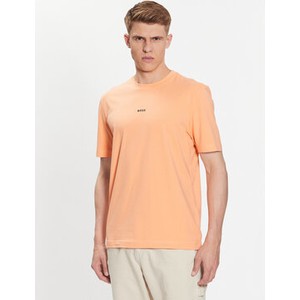 Pomarańczowy t-shirt Hugo Boss