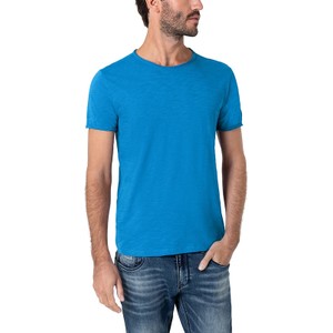 Niebieski t-shirt Timezone w stylu casual