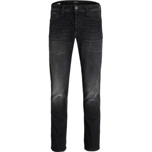 Czarne jeansy Jack & Jones z bawełny w stylu casual
