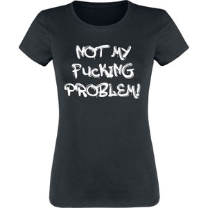 Czarny t-shirt Emp z krótkim rękawem w młodzieżowym stylu z okrągłym dekoltem