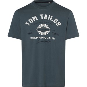 T-shirt Tom Tailor w młodzieżowym stylu z krótkim rękawem z bawełny
