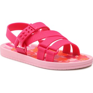 Różowe buty dziecięce letnie Ipanema dla dziewczynek na rzepy
