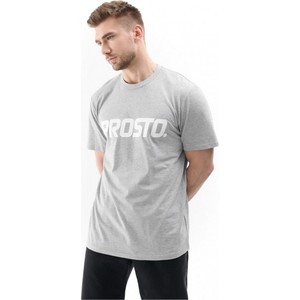 T-shirt Prosto. z nadrukiem z bawełny z krótkim rękawem
