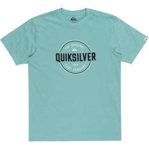Zielony t-shirt Quiksilver z krótkim rękawem