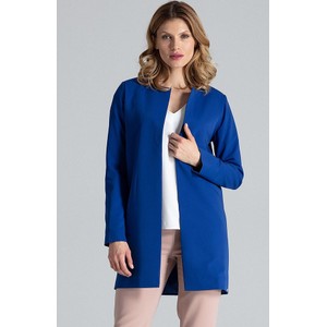 Niebieski płaszcz Figl w stylu casual