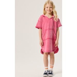 Różowa sukienka dziewczęca Coalition z bawełny