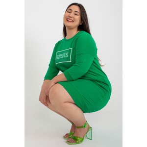 Zielona sukienka Relevance sportowa w stylu casual z bawełny