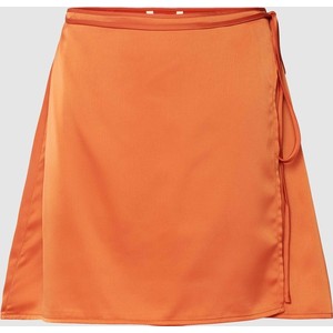 Pomarańczowa spódnica Review mini w stylu casual