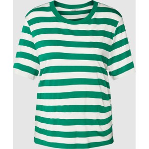 Zielony t-shirt Marc O'Polo DENIM z okrągłym dekoltem w stylu casual z krótkim rękawem