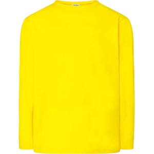 Żółta koszulka dziecięca JK Collection z długim rękawem dla chłopców
