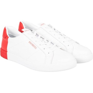 Bikkembergs Sneakersy &quot;Saul&quot; | B4BKM0169 | Saul | Mężczyzna | Biały, Czerwony