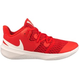 Czerwone buty sportowe Nike sznurowane w sportowym stylu zoom
