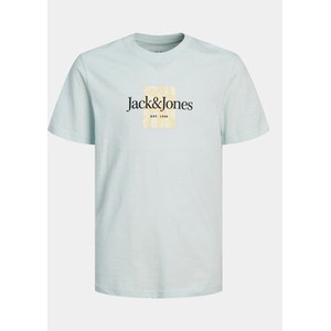 Niebieska koszulka dziecięca Jack&jones Junior z krótkim rękawem dla chłopców