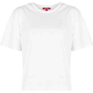 T-shirt Guess w stylu casual z krótkim rękawem z okrągłym dekoltem