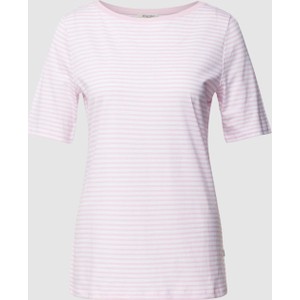 Różowy t-shirt Maerz Muenchen z bawełny