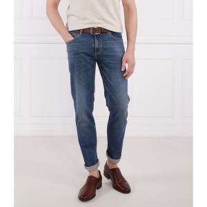 Niebieskie jeansy Oscar Jacobson z bawełny w stylu casual
