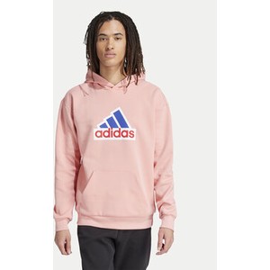 Różowa bluza Adidas w sportowym stylu