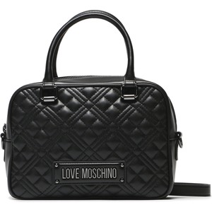 Czarna torebka Love Moschino do ręki matowa średnia