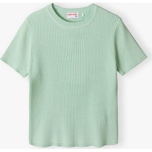 Zielona bluzka dziecięca Lincoln & Sharks By 5.10.15. z krótkim rękawem