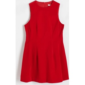 Czerwona sukienka Reserved bez rękawów mini