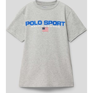 Koszulka dziecięca Polo Sport dla chłopców z bawełny