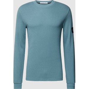 Niebieski sweter Calvin Klein z bawełny w stylu casual